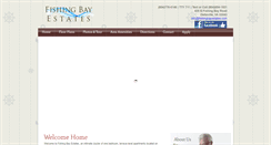 Desktop Screenshot of fishingbayestates.com